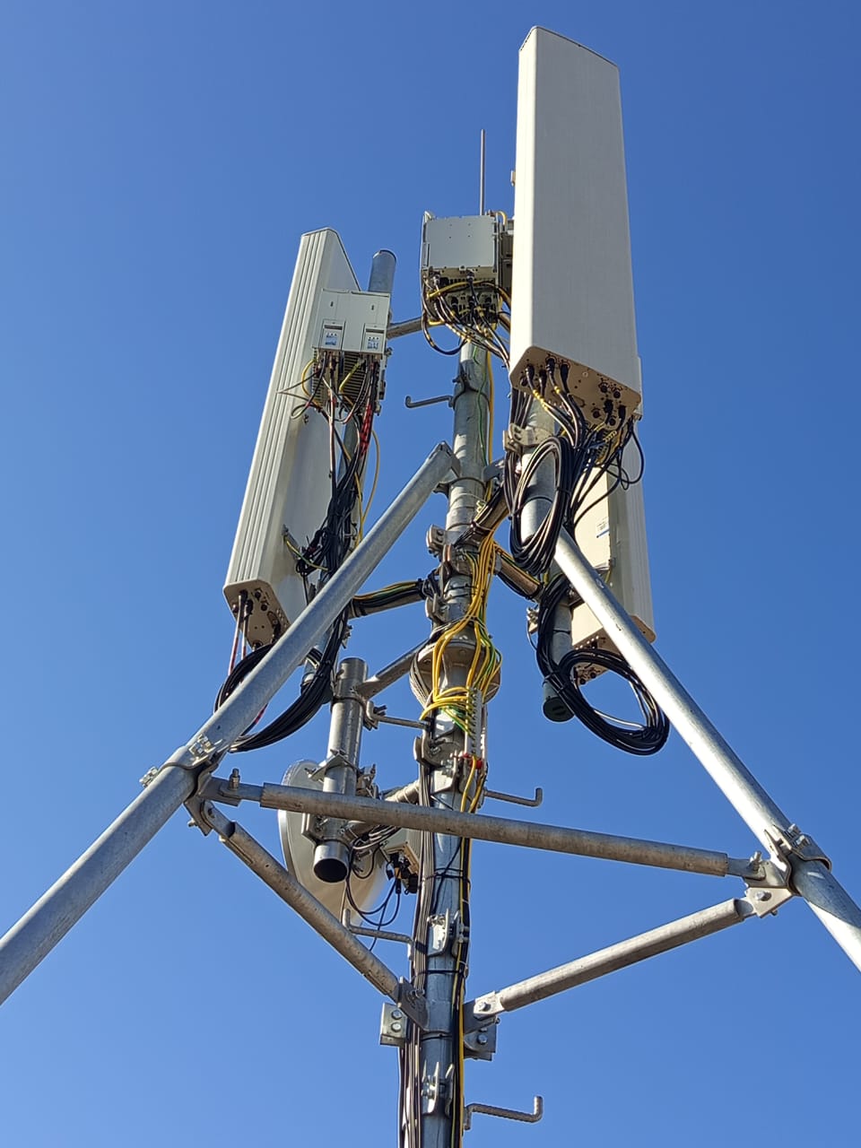 Sector antenna cluster after alignment